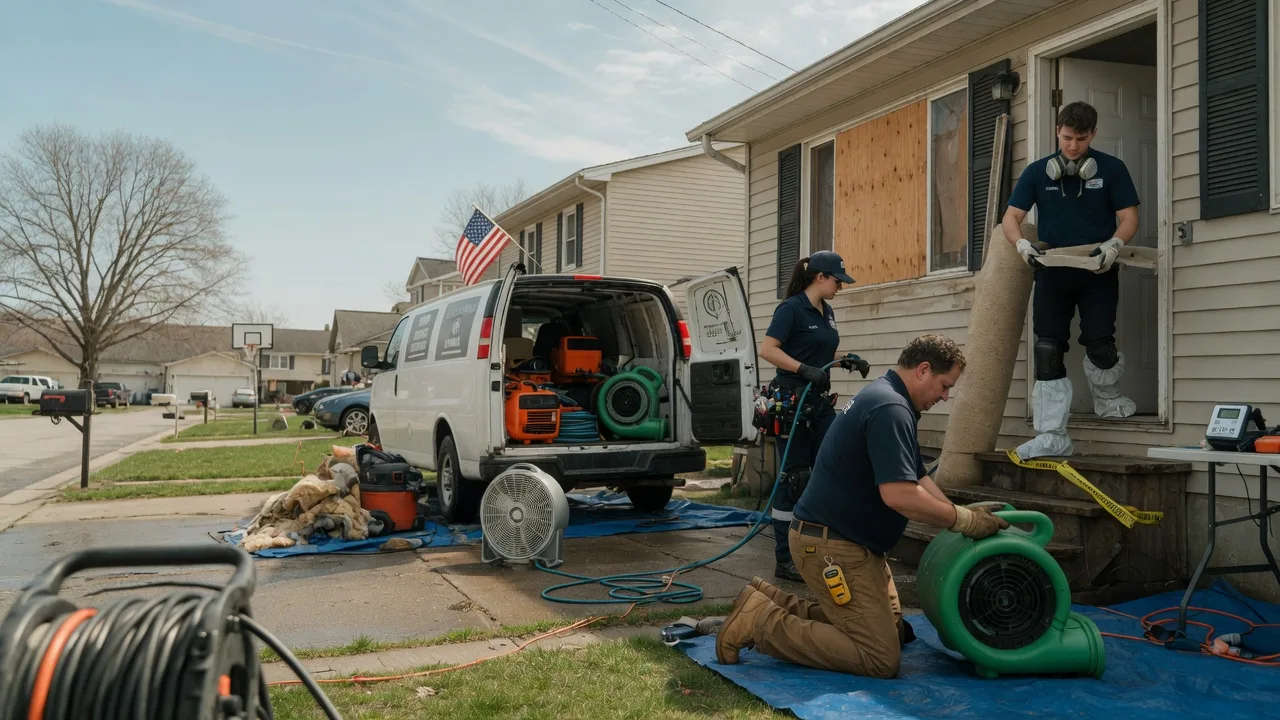 Water Damage Restoration in Fair Oaks, IN near me